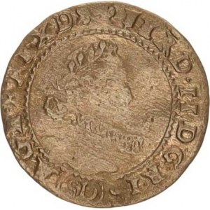 Ferdinand II. (1619-1637), 1 kr. 1625 SD, Ratiboř-Raschke+Dyringer MKČ 1125 var.: FERD.II