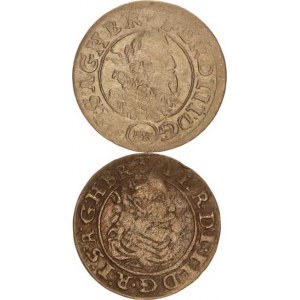 Ferdinand II. (1619-1637), 1 kr. 1627 MF, 1628 O, Olomouc-Fritsch 2 ks