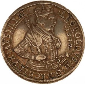Leopold - arcivévoda (1619-1632), Tolar 1632, Tyroly Hall Voglhub. 183/IV 28,505 g