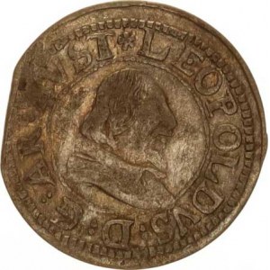 Leopold - arcivévoda (1619-1632), 3 kr. b.l., Tyroly Hall - po odložení duch.hodnosti var.: AR:AVS