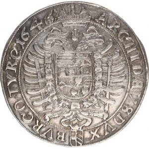 Ferdinand III. (1637-1657), Tolar 1646, Vídeň, Stadler Her. 379 28,577 g