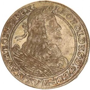 Leopold I. (1657-1705), XV kr. 1661 G-H, Vratislav-Hübner Hol. 61.1,1 R
