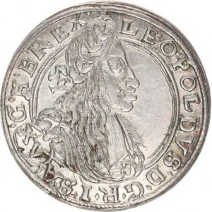 Leopold I. (1657-1705), XV kr. 1663 CA, Vídeň-Cetto Hol.63.2,2, nep. ox.
