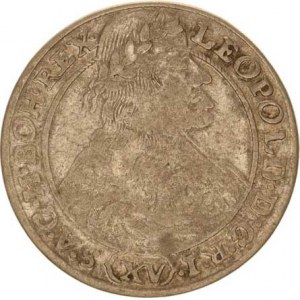 Leopold I. (1657-1705), XV kr. 1664 S-HS, Vratislav-Hammerschmidt Hol.64.3,1a