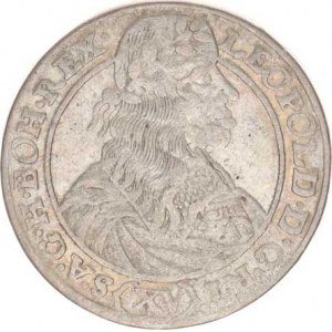 Leopold I. (1657-1705), XV kr. 1664 S-HS, Vratislav-Hammerschmidt Hol.64.3,1 var. A