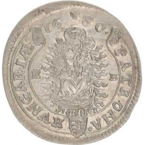 Leopold I. (1657-1705), XV kr. 1680 KB Hol.80.2,1 A