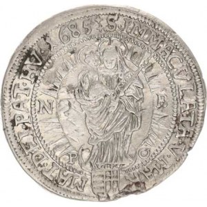 Leopold I. (1657-1705), XV kr. 1685 NB-PO Hol. 85.1.2 R, vada stř. při kraji