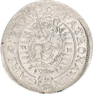 Leopold I. (1657-1705), XV kr. 1691 KB Hol. 91.2,1 var.: v av. hladký kruh, rv. perl.