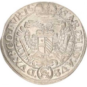 Leopold I. (1657-1705), VI kr. 1665 CA, Vídeň-Cetto - typ se štítovým znakem, rozděl. zn.