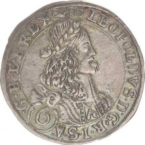 Leopold I. (1657-1705), 6 kr. 1672 b.zn., Korutany, St.Veit R