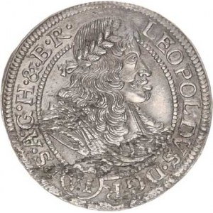 Leopold I. (1657-1705), VI kr. 1674 SHS, Vratislav-Hammerschmidt MKČ - av. jako 1609 !