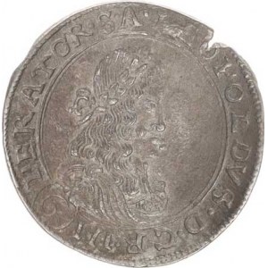 Leopold I. (1657-1705), 6 kr. 1681 I, Praha-Janinalli RR jako MKČ 1414 opis: D