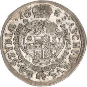 Leopold I. (1657-1705), VI kr. 1683 I A N, Štýrsko,Graz-Nowak - typ oboustr. bez vnitřníc