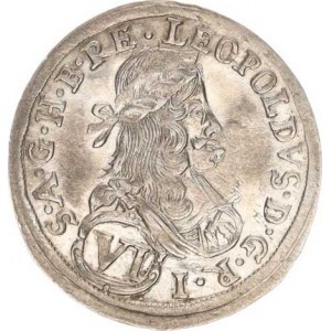 Leopold I. (1657-1705), VI kr. 1683 I A N, Štýrsko,Graz-Nowak - typ oboustr. bez vnitřníc