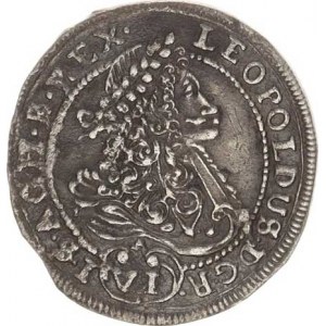 Leopold I. (1657-1705), VI kr. 1693 NB, Nagybánya typ PATRONA Husz. 1458 R