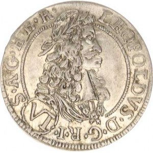Leopold I. (1657-1705), VI kr. 1694 Tyroly, Hall
