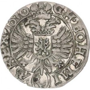 Leopold I. (1657-1705), 3 kr. 1670, K.Hora-Hackl MKČ jako 1453, opis: LEOP. D.G.R.