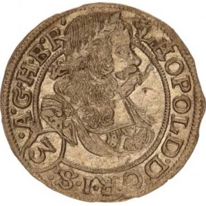 Leopold I. (1657-1705), 3 kr. 1670 SHS, Vratislav-Hammerschmidt jako MKČ 1622, ale malé