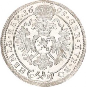 Leopold I. (1657-1705), 3 kr. 1695 CK, K.Hora-Krahe MKČ 1458 var.: bez tečky za R a S