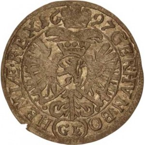 Leopold I. (1657-1705), 3 kr. 1697 GE, Praha-Egerer MKČ 1425, hr. ražbou