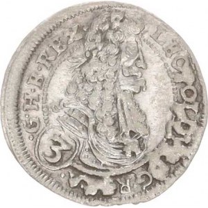 Leopold I. (1657-1705), 3 kr. 1697 CH/CSH, Bratislava-Hunger jako Husz. 1478, jiné zd
