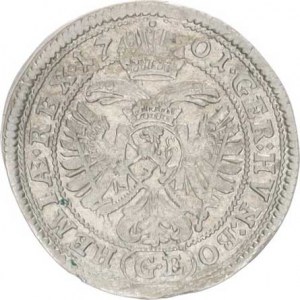 Leopold I. (1657-1705), 3 kr. 1701 GE, Praha-Egerer MKČ 1429, dr. vada stř. v av.