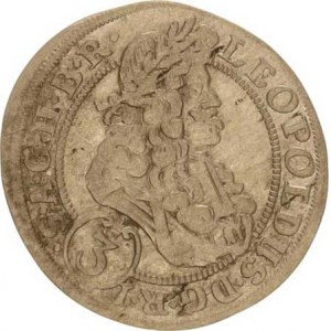 Leopold I. (1657-1705), 3 kr. 1701 CB, Břeh-Brettschneider jako MKČ 1701, ale v opisu v