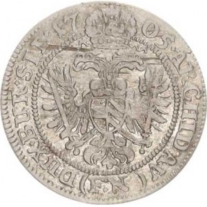 Leopold I. (1657-1705), 3 kr. 1705 FN, Vratislav-Nowak MKČ -, v opisu místo V U