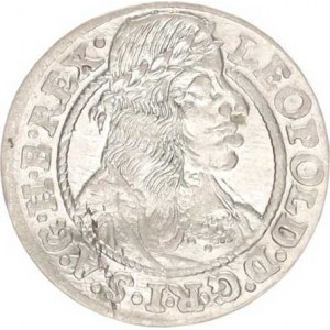 Leopold I. (1657-1705), 1 kr. 1665 SH, Vratislav-Hammerschmidt MKČ 1636 var. široká