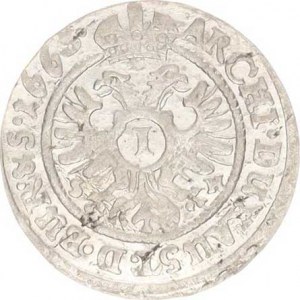 Leopold I. (1657-1705), 1 kr. 1665 SH, Vratislav-Hammerschmidt MKČ 1636 var. široká