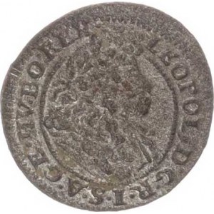 Leopold I. (1657-1705), 1 kr. 1695, Augsburg-Hohleisen, LAND MUNZ R