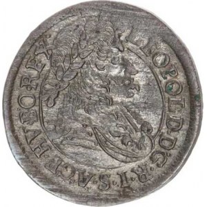 Leopold I. (1657-1705), Poltura 1695 P H Husz. 1482 ražba na válc. stroji