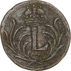Leopold I. (1657-1705), Cu hornická známka 1700 CS, Bánská Štiavnica Herinek 2144