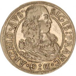 Sigmund František - arcivévoda (1662-1665), 3 kr. 1664, Tyroly, Hall
