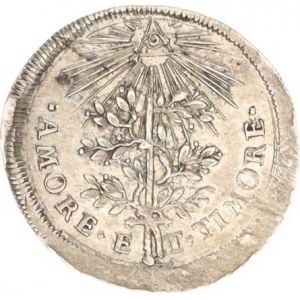 Josef I. (1705-1711), Menší žeton na korunovaci v Augsburgu 26.1.1690, Římská koruna, p