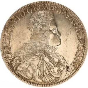 Karel VI. (1711-1740), Tolar 1718 b.zn., Tyroly-Hall Herinek 337 28,825 g