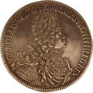 Karel VI. (1711-1740), Tolar 1719, Tyroly Hall RR Voglh. -, kombinovaný typ