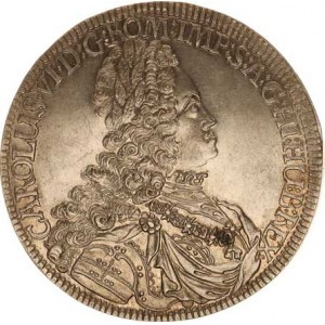 Karel VI. (1711-1740), Tolar 1721, Tyroly Hall Voglh. 259/2-3 var. 28,666 g
