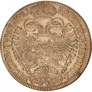 Karel VI. (1711-1740), Tolar 1721, Tyroly Hall Voglh. 259/2-3 var. ARCHID:AUST:D