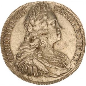 Karel VI. (1711-1740), Tolar 1740 b.zn., Praha-Scharff jako MKČ 1811, opis: S:A:G H H