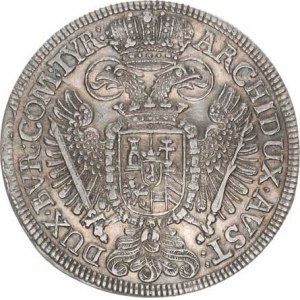 Karel VI. (1711-1740), 1/2 Tolar b.l., Tyroly Hall Her. 484-485; KM 1547 R
