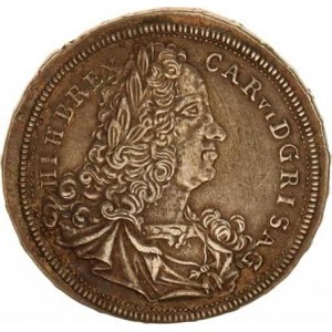 Karel VI. (1711-1740), 1/2 Tolar 1717, Sedmihrady RR Unger 566; KM 553