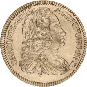 Karel VI. (1711-1740), 1/4 Tolar 1740, Tyroly, Hall opis: ARCHID. AVST. DVX. - .BV.COM.