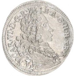 Karel VI. (1711-1740), 3 kr. 1713 zn.hvězda, Mnichov R