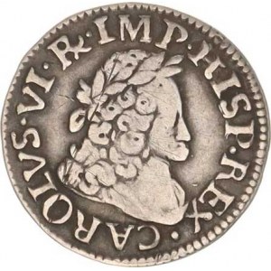 Karel VI. (1711-1740), X Soldi (1/2 Lira) 1713, Lombardsko Milán R Novot. 45