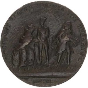 Marie Terezie (1740-1780), Medaile 1742 - Posměšná, na uherskou korunovaci 1742, zástupci st