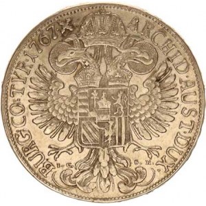 Marie Terezie (1740-1780), Tolar 1767 I.C.-S.K., Vídeň 27,959 g, rysky, tém.