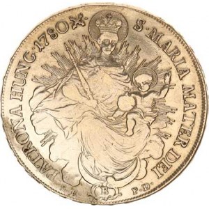 Marie Terezie (1740-1780), Tolar 1780 B / SK-PD, Kremnica - Madona 27,851 g, nep. just.