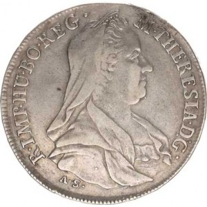 Marie Terezie (1740-1780), 1/2 Tolar 1768 AS, Tyroly Hall R 13,84 g, opr. hr.