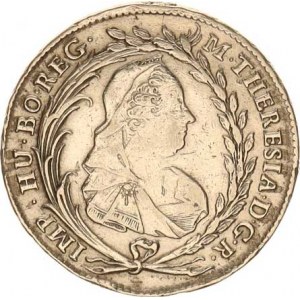 Marie Terezie (1740-1780), 20 kr. 1775 EvS-IK, Praha, m. ouško, hr.